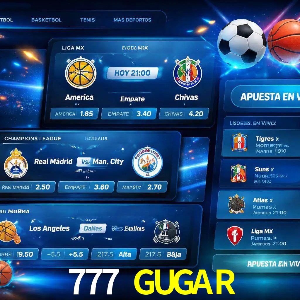 Mercados de apuestas deportivas 777 GUGAR para jugadores en México